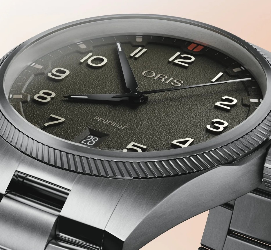 Часы ORIS  Мужские швейцарские часы, автоматический механизм, сталь, 41 мм